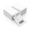 4 x 6 White Fan Folded Direct Thermal Labels - 4000pcs/Case