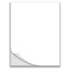8 1/2x 11 1/2 White Laser Label 1 per sheet - 1000Sheets/Case