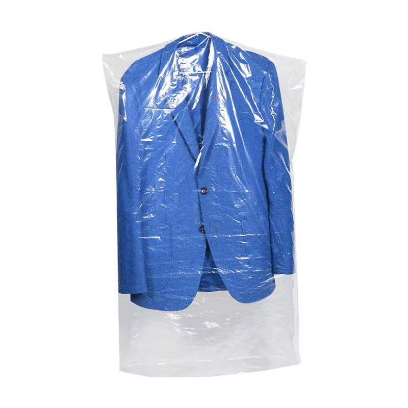 Heavy Duty Garment Bags 1.5 Mil 22 x 6 x 42 Opaque White - 251bags/Roll