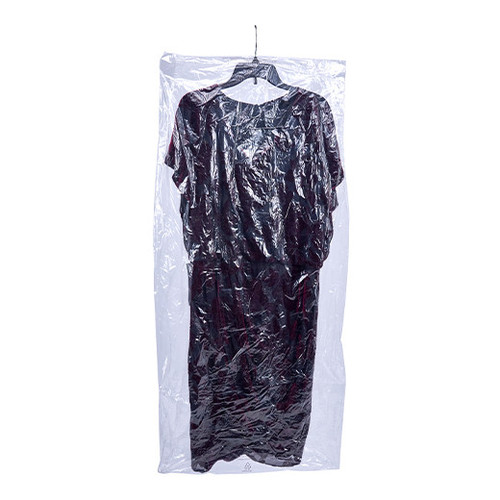 Gusseted Garment Bags 0.5 Mil 20 x 3 x 42 Clear - 343bags/Roll