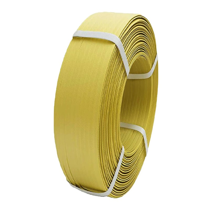 Poly Strapping - 1⁄2" x .024" x 7,200', Yellow - 1Coil